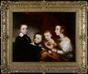 A Group of Children, c.1850 by Christina Robertson
